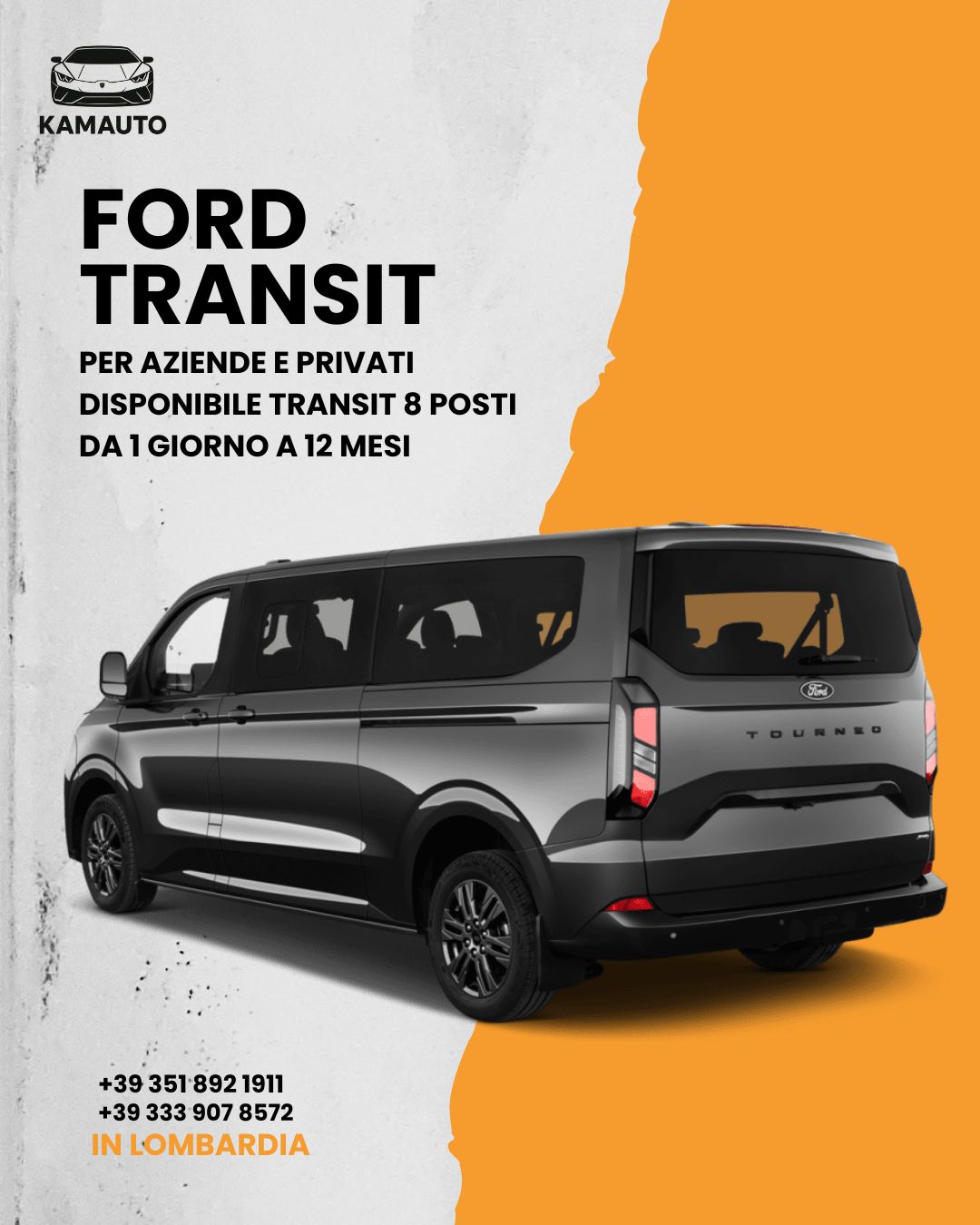 FORD TRANSIT TOURNEO 8 POSTI