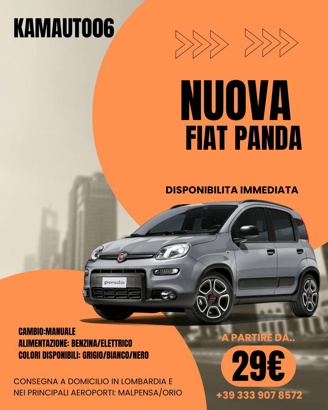 🚗 Noleggia Fiat Panda 2024 1.0 Hybrid 🚗
