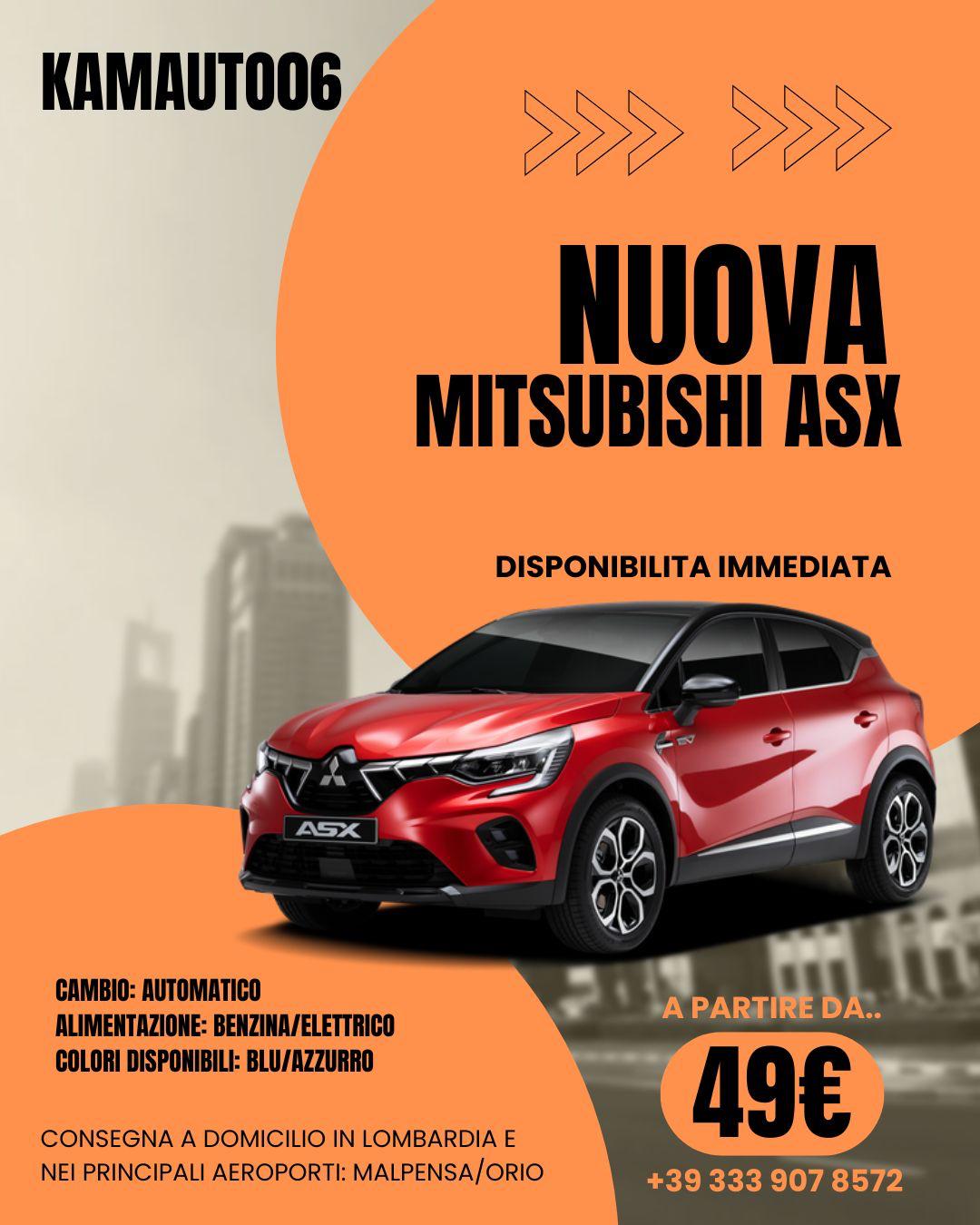 🚗 Noleggia Mitsubishi ASX Elettrico/Benzina Automatica 🚗